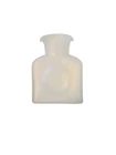 BLENKO White Satin Frosted Art Glass Bottle Jug Vase Double Spouted