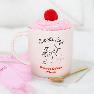 Geschenkset Valentinstag ''Cupid's Cafe'' Tassen-, Löffel- und Socken-Set