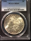 1896-P Morgan Dollar, PCGS MS64, nice coin
