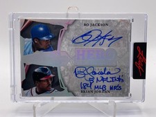 2025 Leaf Speclacular Baseball Bo Jackson & Brian Jordan Dual Auto #3/15