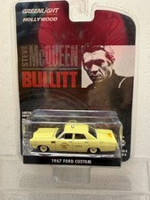 GreenLight 1:64 Diecast Steve McQueen Bullitt 1967 Ford Custom LE - NEW
