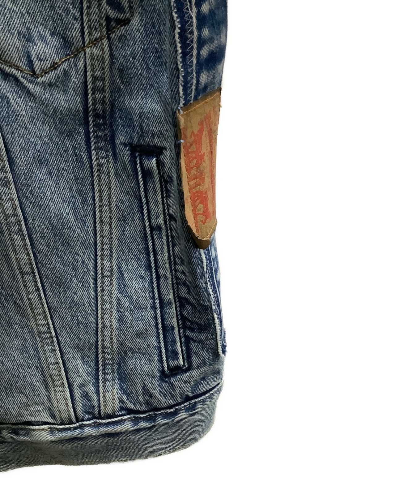LEVI'S patchwork denim jacket Size: S Indigo Men - image 3
