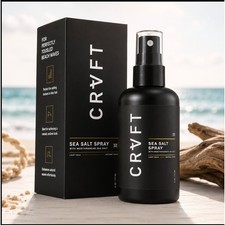 CRVFT Sea Salt Spray 6 oz Texturizing Volumizing Hair Beach Waves NIB