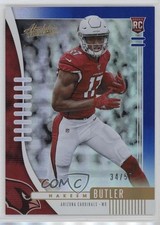 2019 Panini Absolute Rookie Blue Spectrum 34/50 Hakeem Butler #119 0nr3