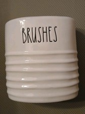 Rae Dunn By Magenta "BRUSHES" Toothbrush Make-Up Holder