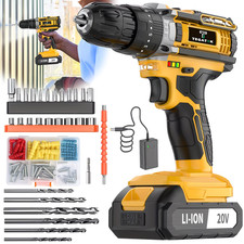 Electric Drill ToolBox Set  Cordless Rechargeable Electric Drill Tool Set