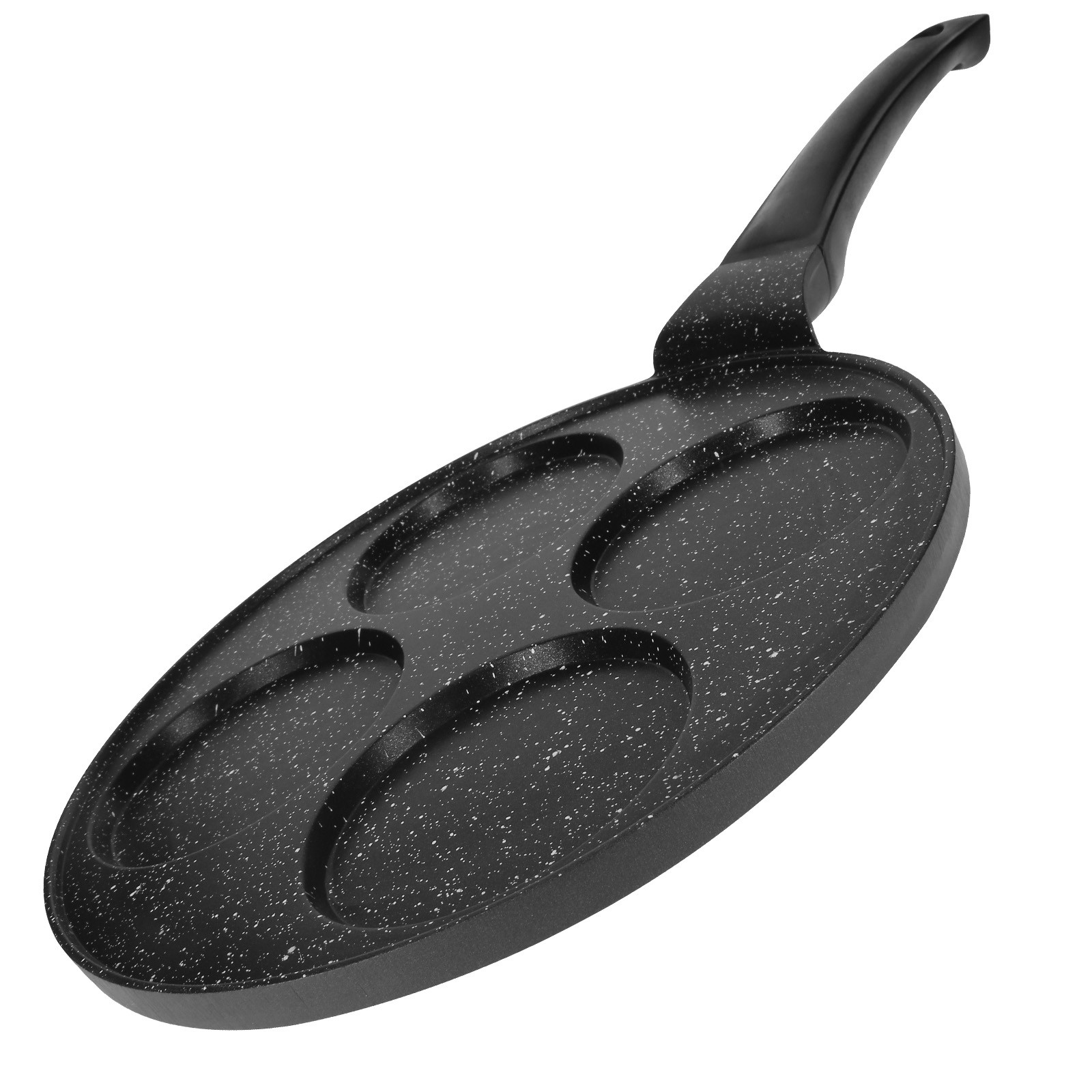 Poêle à crêpes 26 cm antiadhésive Cheffinger avec manche ergonomique