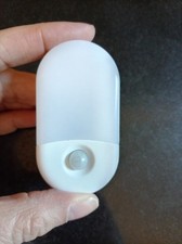 White LED Light Night With Motion Sensor Plug In Multi Brightness