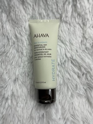 AHAVA Time to Hydrate Essential Day Moisturizer Normal to Dry 2.5 oz 75ml SEALED