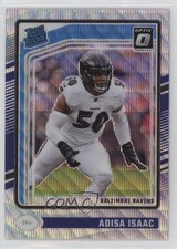 2024 Donruss Optic Rated Rookie Premium Box Set Wave Prizm /300 Adisa Isaac 15bk