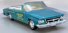 Jo-han Promo Friction 1963 Chrysler 300 Pace Car 125 Turquoise Met Vf-xlnt Jo-han Promo Friction 1963 Chrysler 300 Pace Car 125 Turquoise Met Vf-xlnt