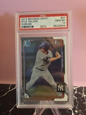 2015 BOWMAN CHROME 1ST NEW YORK YANKEES - KYLE HOLDER #27