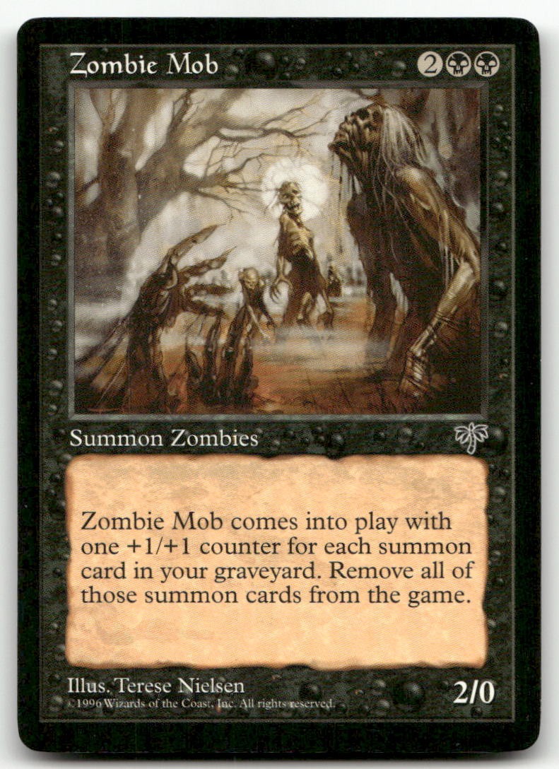 Zombie Mob (NM) Mirage MIR Magic MTG