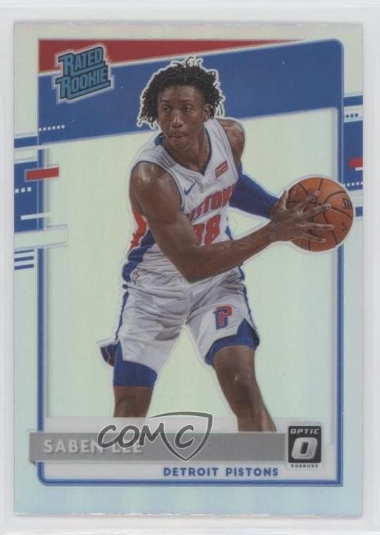 2020-21 Panini Donruss Optic Rated Rookie Holo Prizm Saben Lee #191 Rookie RC