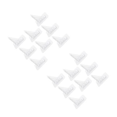 Set of 2 Schwimmende Regalhalterungen Regale Unterstützung Wandhalterung