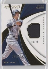 2018 Panini Immaculate Swatches Jersey Number 3/25 Tyler Wade #IS-TW y8h