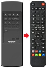 Fernbedienung geeignet für GRUNDIG RC-400 | RC400 | RCD400