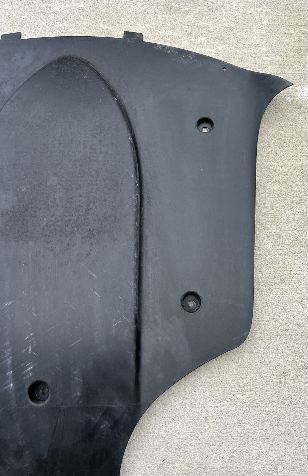 06-08 Bentley Continental Flying Spur Rear Undertray Splash Shield 3W8825507B