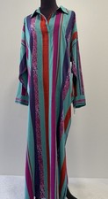 Natori Multi Color Caftan Size Medium NWT Great Poolside Or Just Lounging