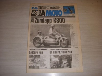 LA VIE DE LA MOTO LVM 144 09.94 ZUNDAPP K800 SAKER SECRETS MOTORRADTASCHE