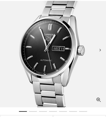 Tag Heuer Carrera Calibre 5 Automatic 41 Day Date WBN2010 Retail $4450 plus tax