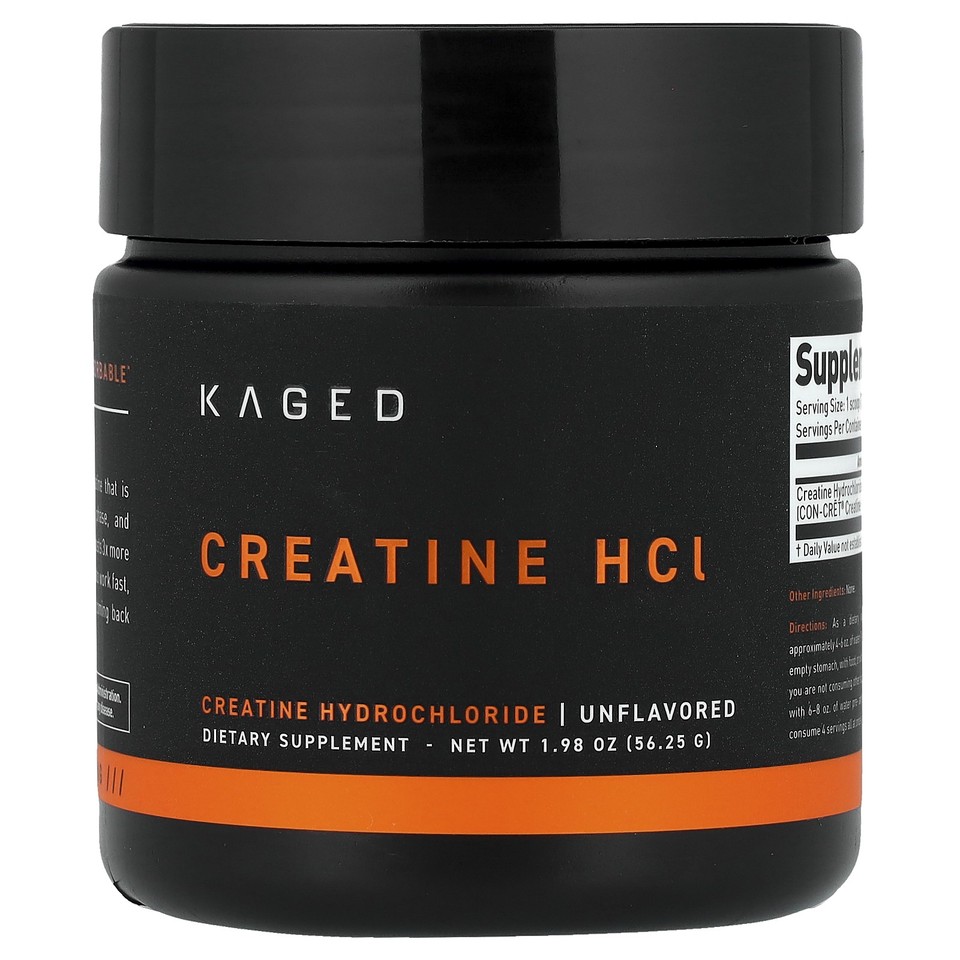 Creatine HCl, Unflavored, 1.98 oz (56.25 g)