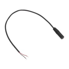 3.5mm Female Jack 1/8" TRS 2 Plug 34mm 26AWG Pole Cable, 11.8inches