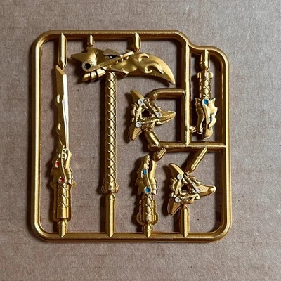 Lego Ninjago Goldene Waffen 3D gedruckt Show genau Kai Cole Zane Jay