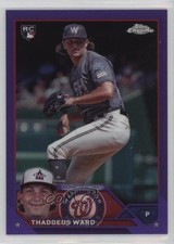 2023 Topps Chrome Update Purple Refractor 77/250 Thad Ward Thaddeus #USC126 5y7