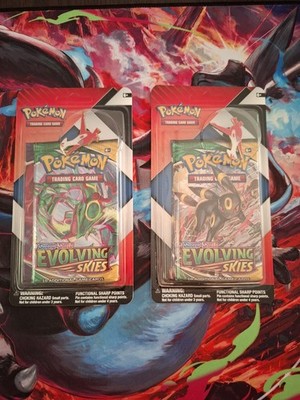 Pokemon Evolving Skies / Chilling Reign 2er Booster Blister Latias Pin
