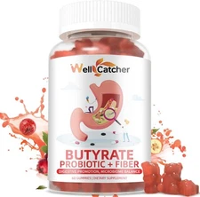 Butyrate Gummies Gut Health Supplement: Butyrate with Probiotic and Prebiotic 30