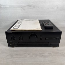 Kenwood A-54 Stereo Integrated Amplifier Black with Instructions + Remote