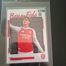 Topps Arsenal Team Set 25/26 Max Dowman Bona Fide Baller Rookie Insert