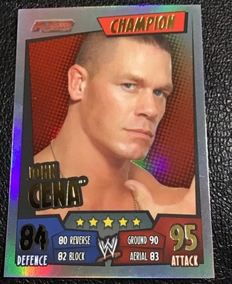 John Cena wwe wcw ecw Euro limited Champions foil Card    !