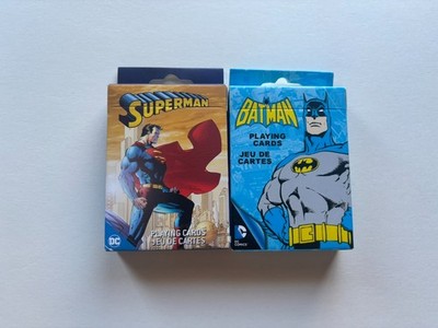 NEW DC Comics Superman & Batman Playing Card Decks