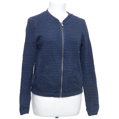 ESPRIT, Jacke, Damen, Größe: M, Blau, Baumwolle/Elasthan/Polyamid, Chevron #Li1