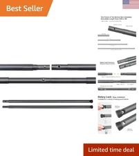 Telescopic Black Studio Crossbar - 10ft Backdrop Support for Photographers