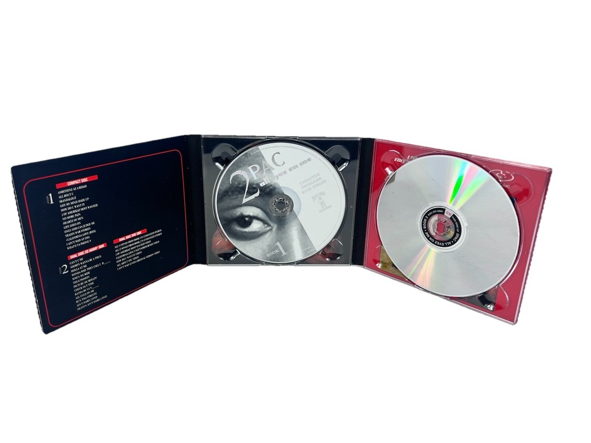 2pac: All Eyez On Me (CD+DVD) 2 Disc Set Dualdisc Deathrow Records