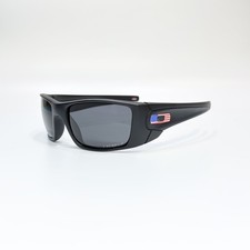 Oakley Fuel Cell OO9096 Black Frame Black Lens USA Flag Sunglasses New Box