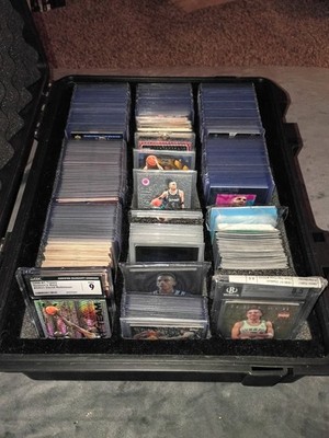 90s NBA INSERTS x441 SP REFRACTORS #'D ANFERNEE HARDAWAY AUTO STARS HOF W/ CASE 