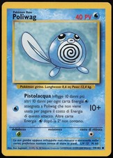 POKEMON TCG POLIWAG 59/102 EX SET BASE COMUNE ITA 2000
