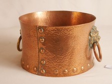 Vetcraft Toronto, Canada, Arts and Crafts hammered antique copper bowl