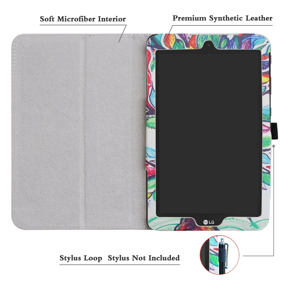 Mama Mouth for LG G Pad X2 8.0 Plus/Sprint G Pad F2 8.0 Case,PU Leather Folio... - Image 4 of 4