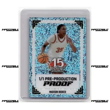 2025 Leaf NSCC The National Proof - Madison Booker Rookie 1/1 Blue Dots