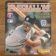 Panini Baseball Sticker Album - 1988 Edition - No Stickers - AUTHENTIC