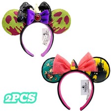 Disney Vacation Club DVC Happy Halloween Snow White Evil Queen Minnie Bow Ears