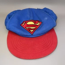 Superman DC Comics Flat Brim Trucker Hat Adjustable Cap