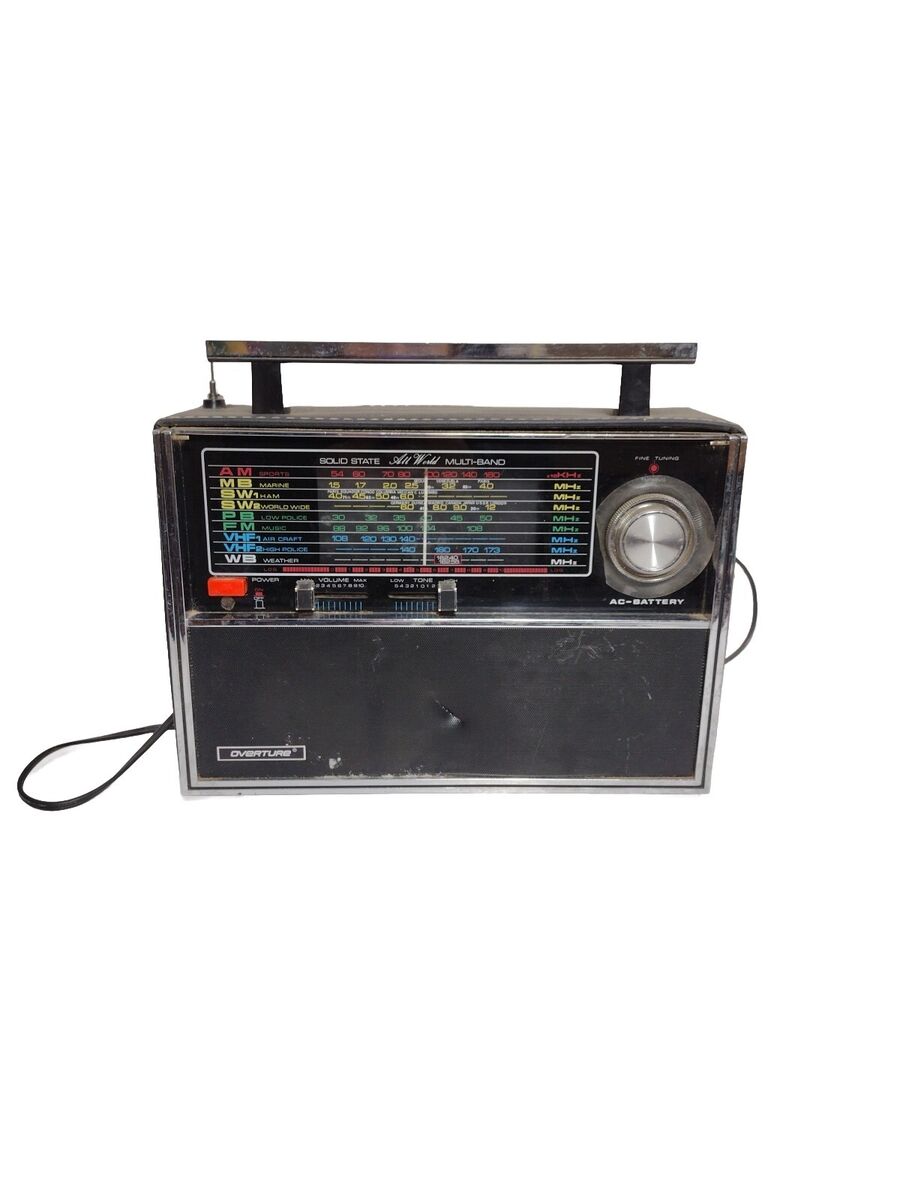 Overture Solid-state Multi Band Vintage Works Radio Made in