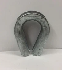 1” HD Steel Thimble Wire Rope Tag Line Shackle Clevis Eye Rigging Tools Campbell