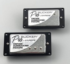 Epiphone ProBucker Humbucker Alnico 5 Chrome Pickup Set for LP SG 5 Wire plug